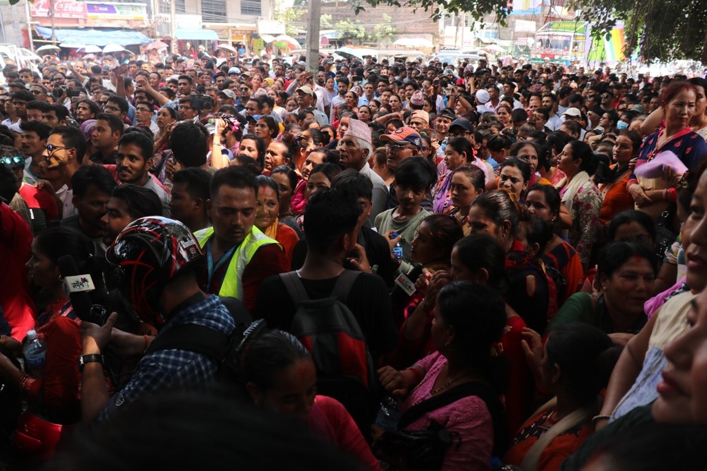 पत्रकार पुडासैनी मृत्यु प्रकरणः भरतपुरमा चौथो दिनको प्रदर्शन (तस्विरमा)