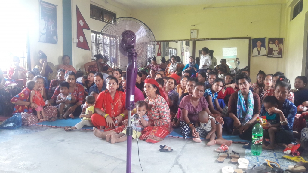 खैरहनी नगरपालिकामा स्तनपान कक्ष निर्माण