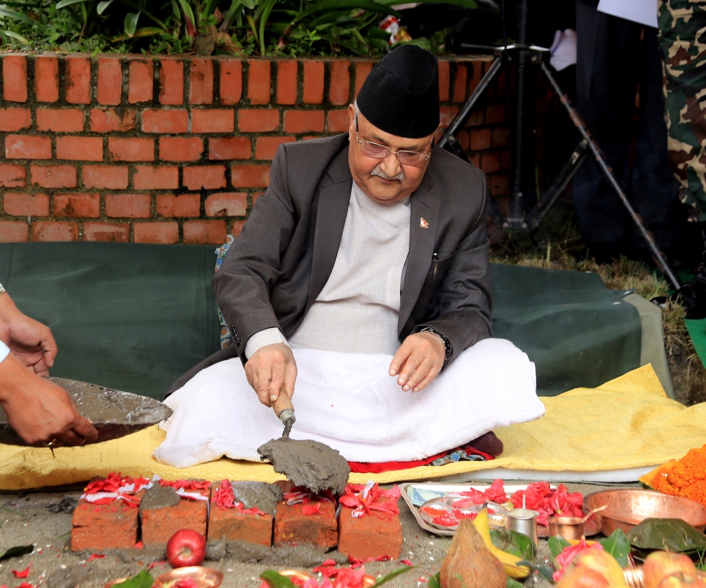 मौलिक संस्कृति झल्किने गरी बन्दै प्रधानमन्त्री निवास