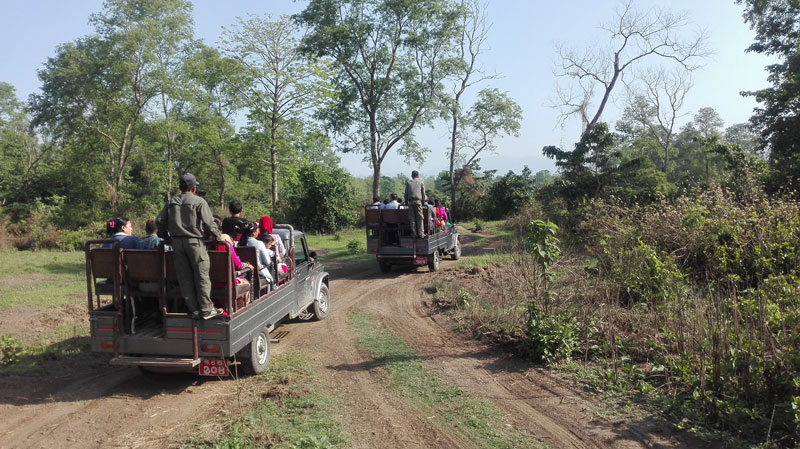 महामारीले चितवनमा घटे आधा पर्यटक, निकुञ्जको आम्दानी पनि घट्यो