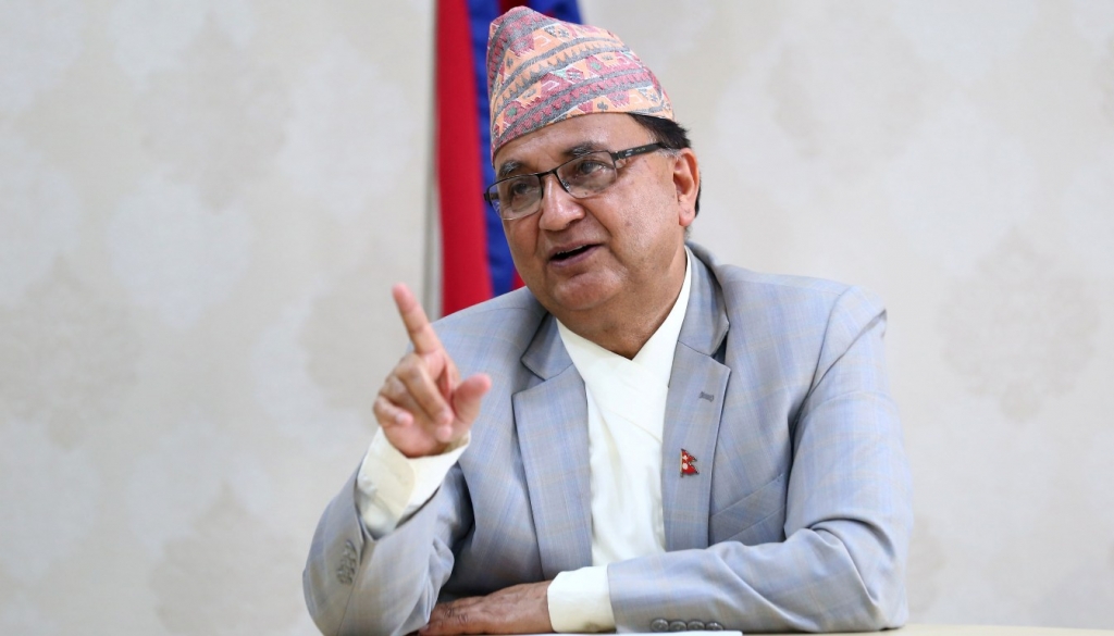 आरोपपत्र फिर्ता लिएर निर्वाचन स्वीकारे पार्टी एकता हुन्छ: उपप्रधानमन्त्री पोखरेल