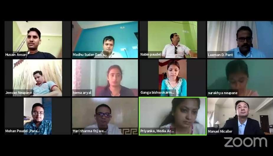नवलपरासीका पत्रकारहरुका लागि भ्रामक सूचनाको पहिचान र रोकथामबारे तालिम