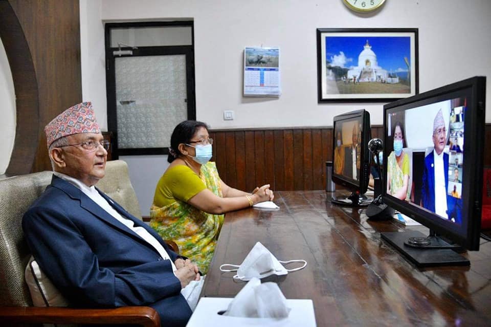 मानवोचित समाज निर्माण गर्न सरकार दृढ छः प्रम ओली
