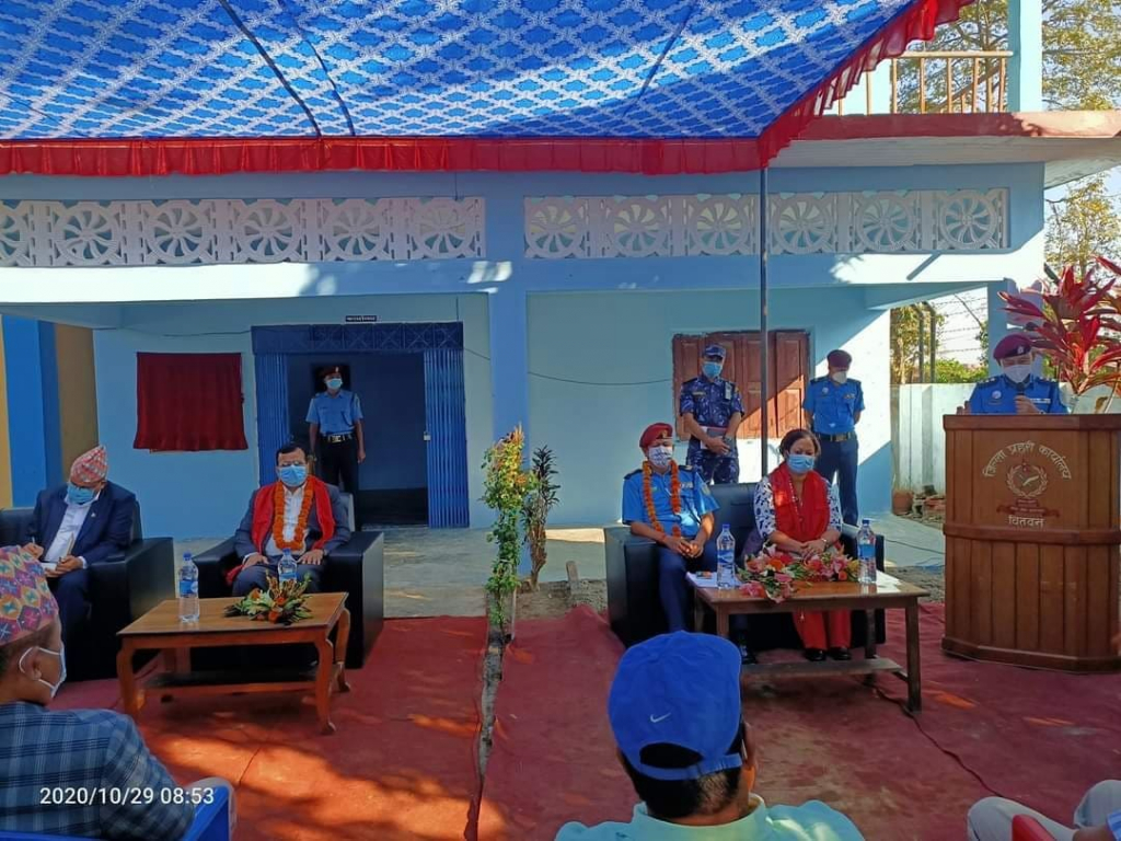 चितवनको फूलबारीमा इलाका प्रहरी कार्यालय स्थापना