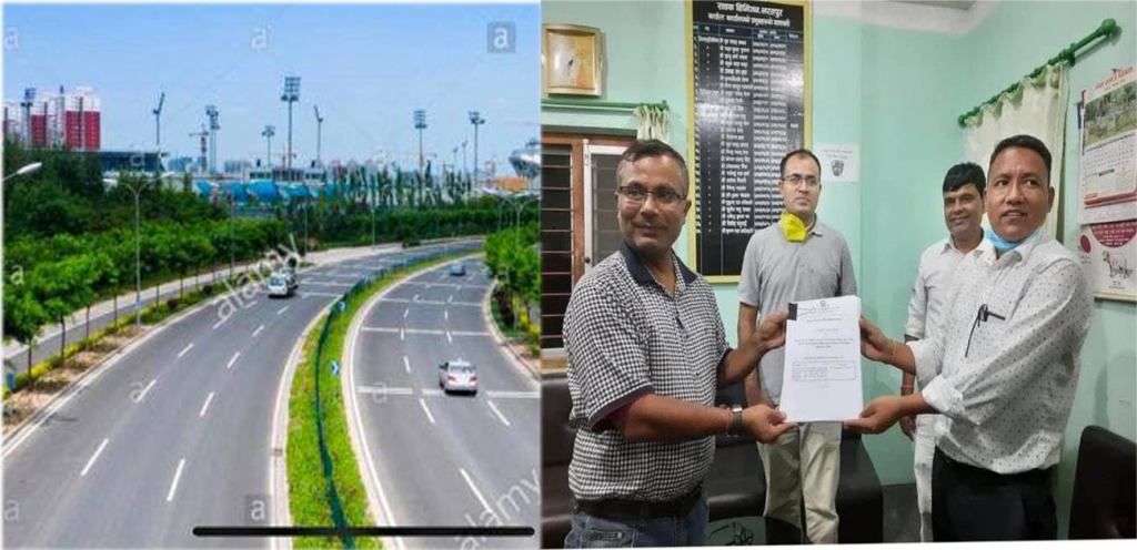 भरतपुरको पुल्चोक-गोन्द्राङ छ लेन सडकः निर्माण कम्पनीसंग ठेक्का सम्झौता