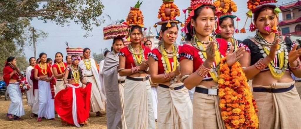 थारू समुदायमा माघीको चहलपहल