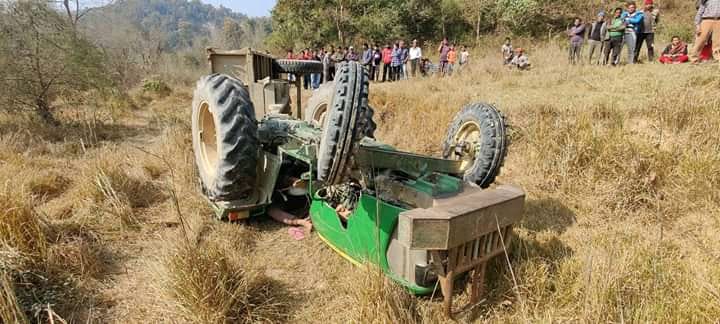 माडीमा ट्याक्टर दुर्घटना हुँदा २२ वर्षीय युवकको मृत्यु