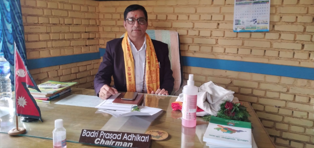 देवघाट क्षेत्र विकास समितिका अध्यक्षद्वारा पदभार ग्रहण