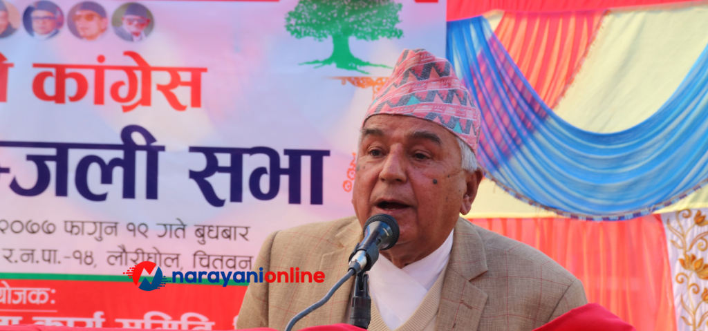 कांग्रेसले हैसियत अनुसारको विपक्षी दलको भूमिका निर्वाह गर्नुपर्छः रामचन्द्र पौडेल