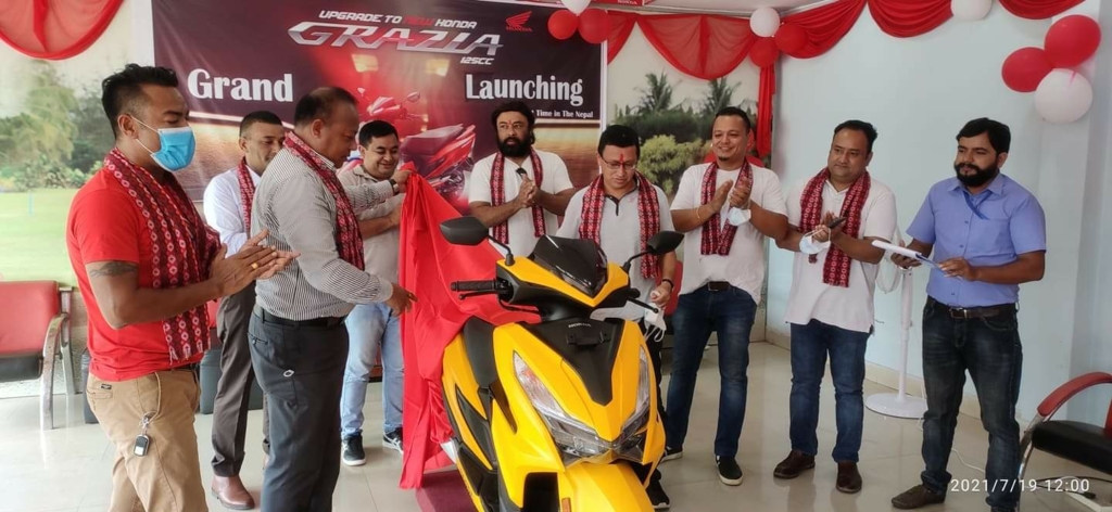चितवनसहित देशैभर होण्डाको नयाँ स्कुटर ग्राजिया बीएस सिक्स सार्वजनिक, यस्ता छन् विशेषता
