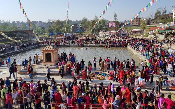 भाद्र शुक्ल पूर्णिमा : इन्द्रदहमा बिहानैदेखि भक्तजनको भीड