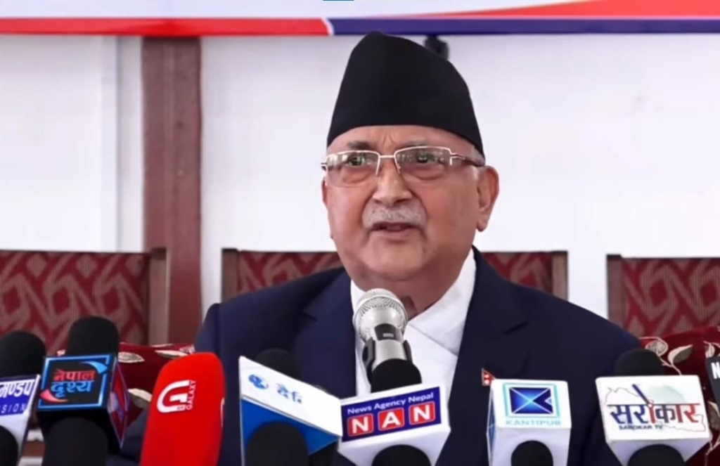 सरकारले बाडेको पदकप्रति ओलीको व्यङ्ग्यः आज बाउको, श्रीमतीको अनुहार हेर्ने दिन पो रहेछ ?