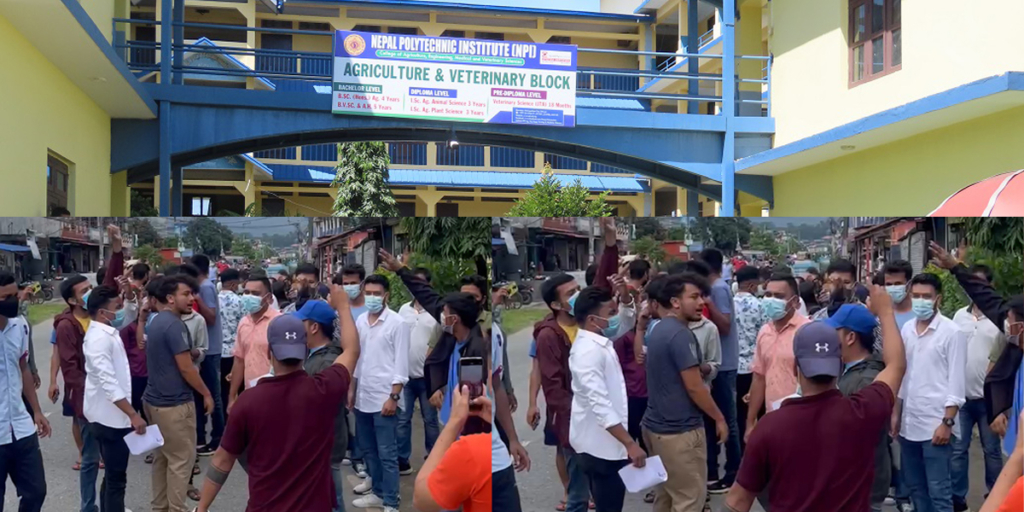विद्यार्थीको मागलाई अटेर गर्दै एनपिआई : चर्को शुल्कको निर्णय अझै फिर्ता गरेन, आन्दोलन झन् चर्किदै (भिडियोसहित)