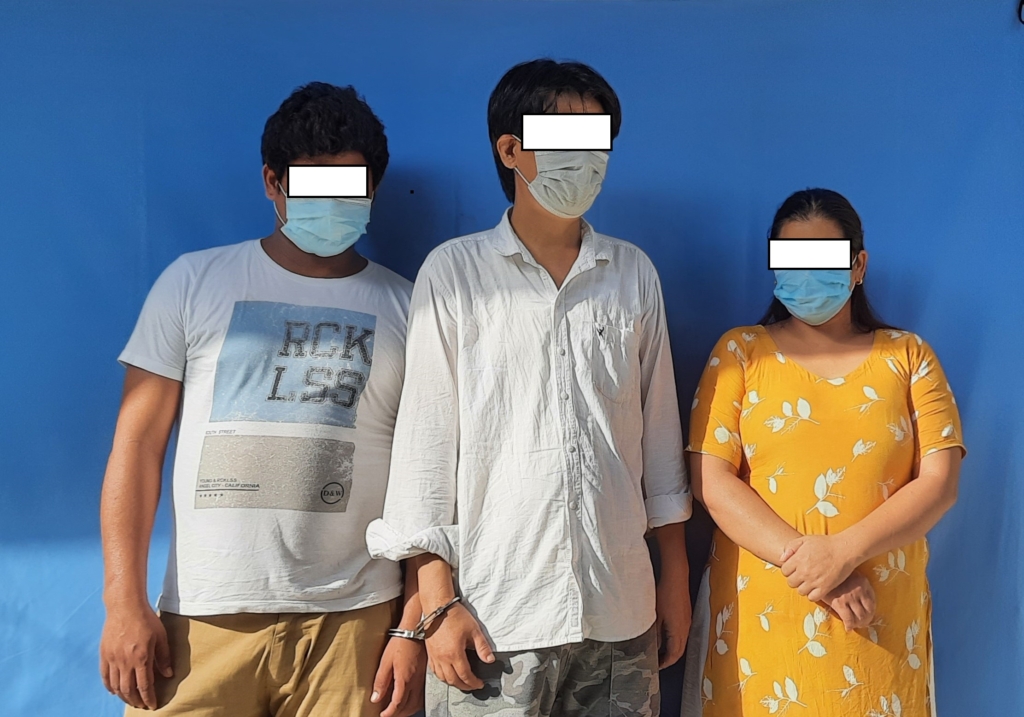 नारायणगढको खाजा घरभित्र यौन व्यवसाय चलाएको आरोपमा तीन जना पक्राउ