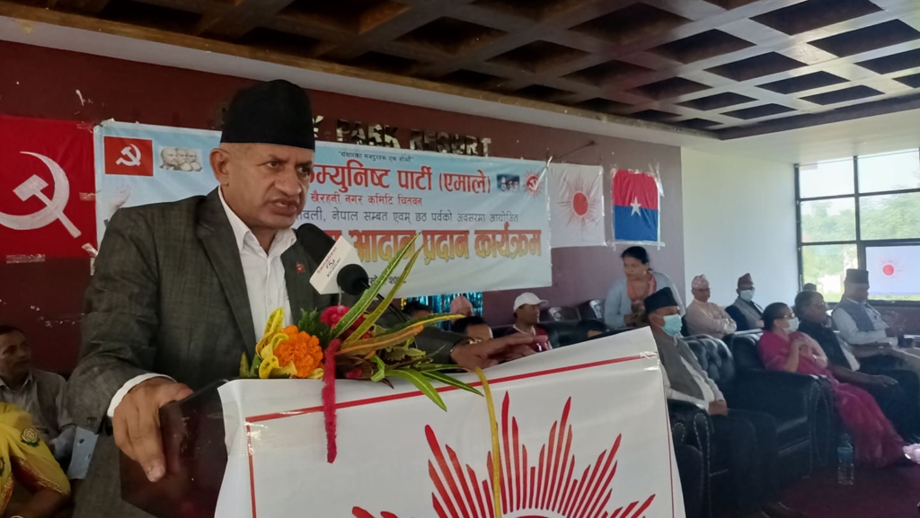 प्रचण्डको गृह जिल्लामा प्रदिप ज्ञवालीको उद्घोषः गठवन्धन विरुद्ध एमाले एक्लै लड्छ