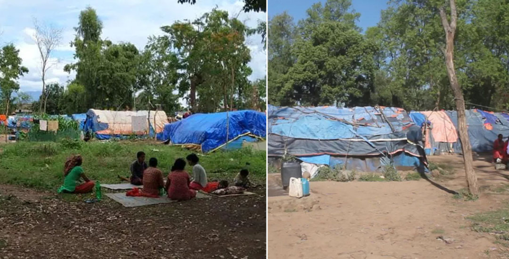 आठ वर्षदेखि बाढीपीडितको दसैँ त्रिपालमै