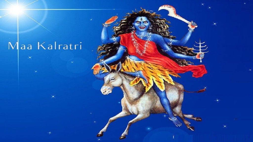 नवरात्रको सातौँ दिन कालरात्रि देवीको पूजा आराधना गरिँदै
